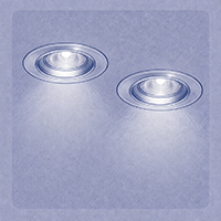 Sıva Altı Camlı Spot Armatürler